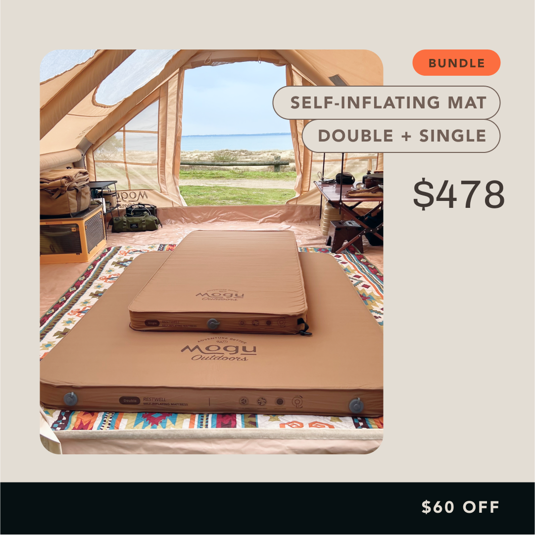 Bundle | Restwell Self Inflating Mattress (Double + Single)