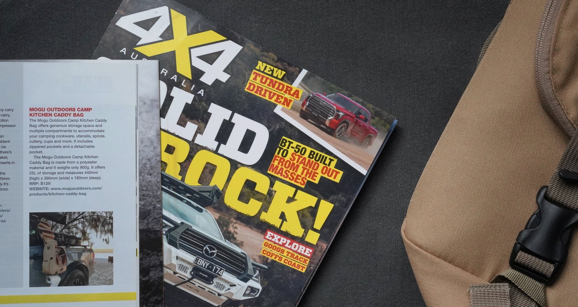 Our Kitchen Caddy Featured in 4x4 Australia Magazine!